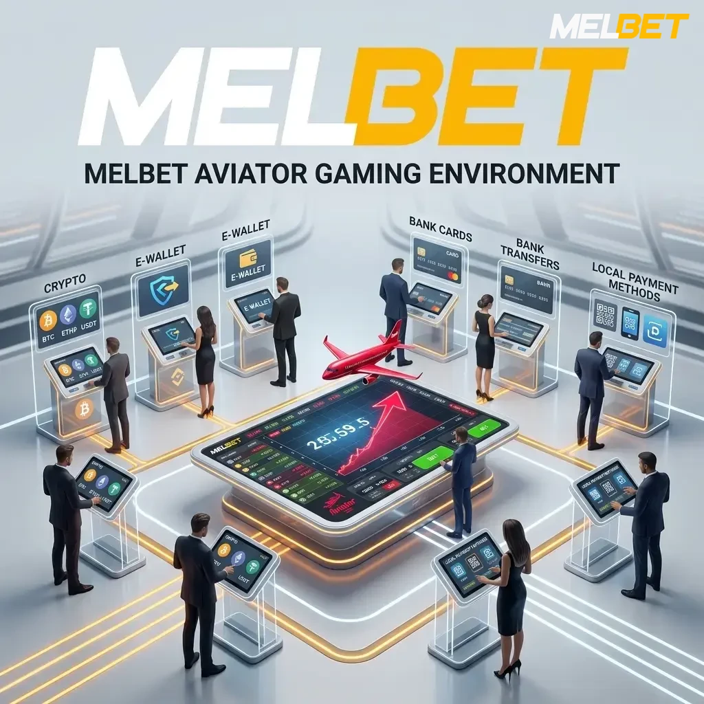 Melbet Aviator deposit methods in India including UPI, net banking, crypto, cards, and digital wallets