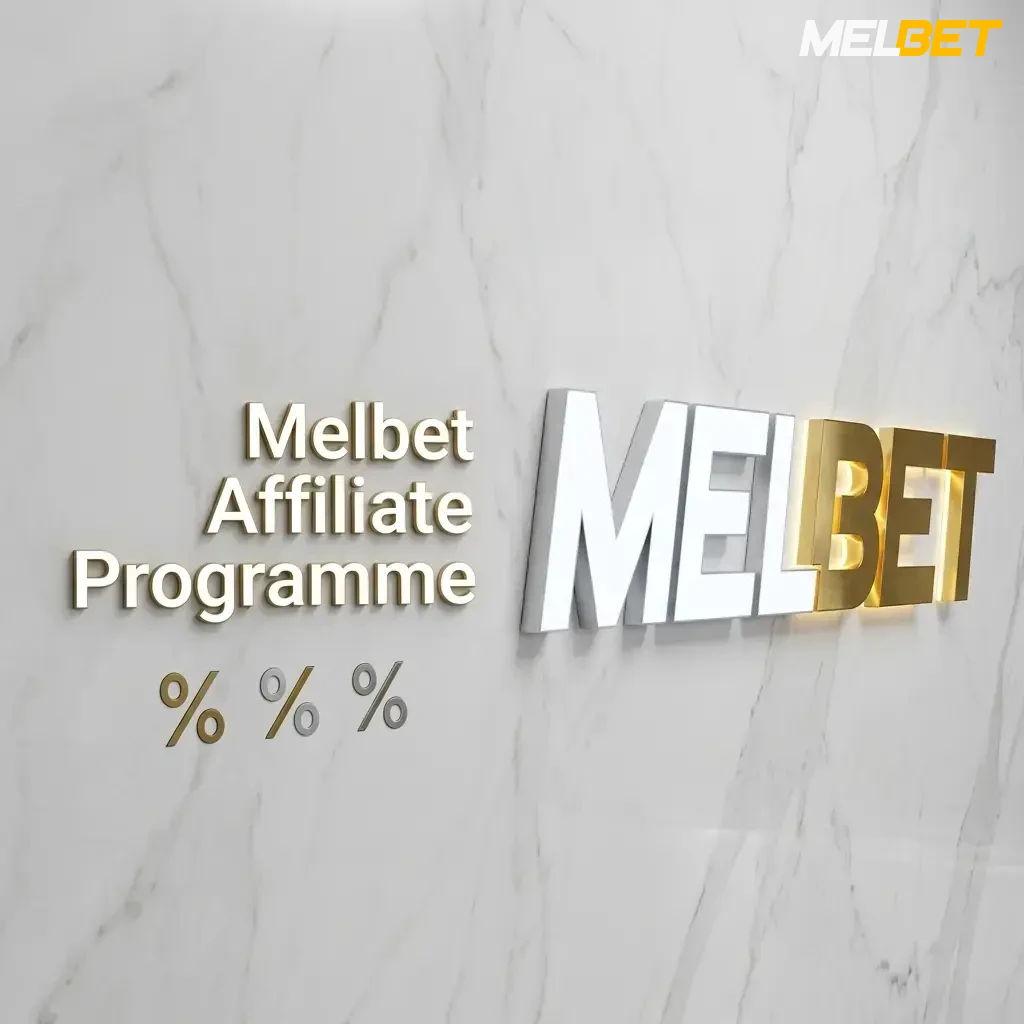 Melbet affiliate programme dashboard showing revenue share tracking, commissions, and marketing tools for partners