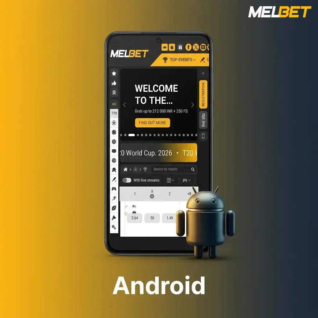 Melbet Android APK download and installation steps for Indian users on devices running Android 5.0 or higher