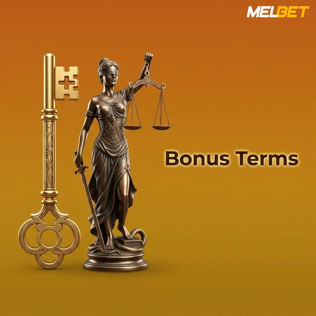 Melbet India bonus terms including wagering requirements, free spins rules, and deposit conditions for all promotions